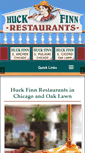 Mobile Screenshot of huckfinnrestaurant.com